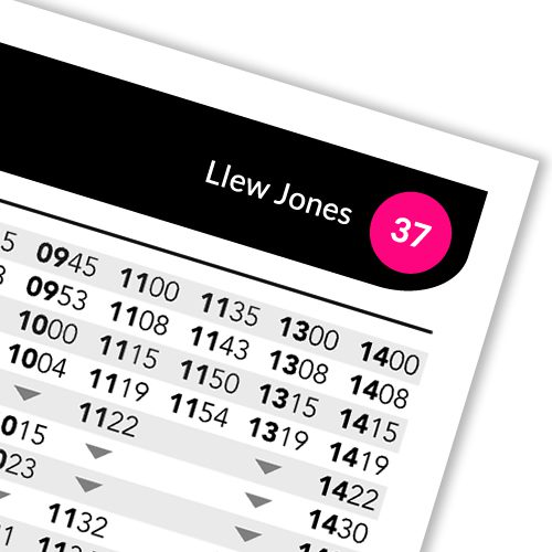 Bus Timetables North Wales Coach Hire (01492) 640320