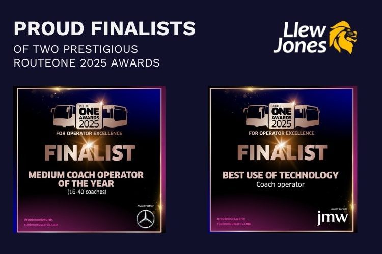 Llew Jones, finalists in the RouteOne Awards