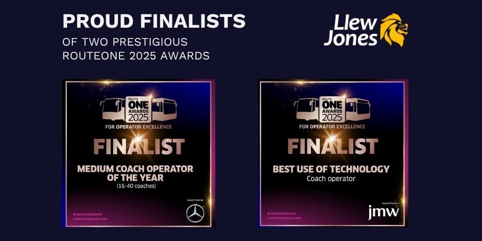 Llew Jones, finalists in the RouteOne Awards